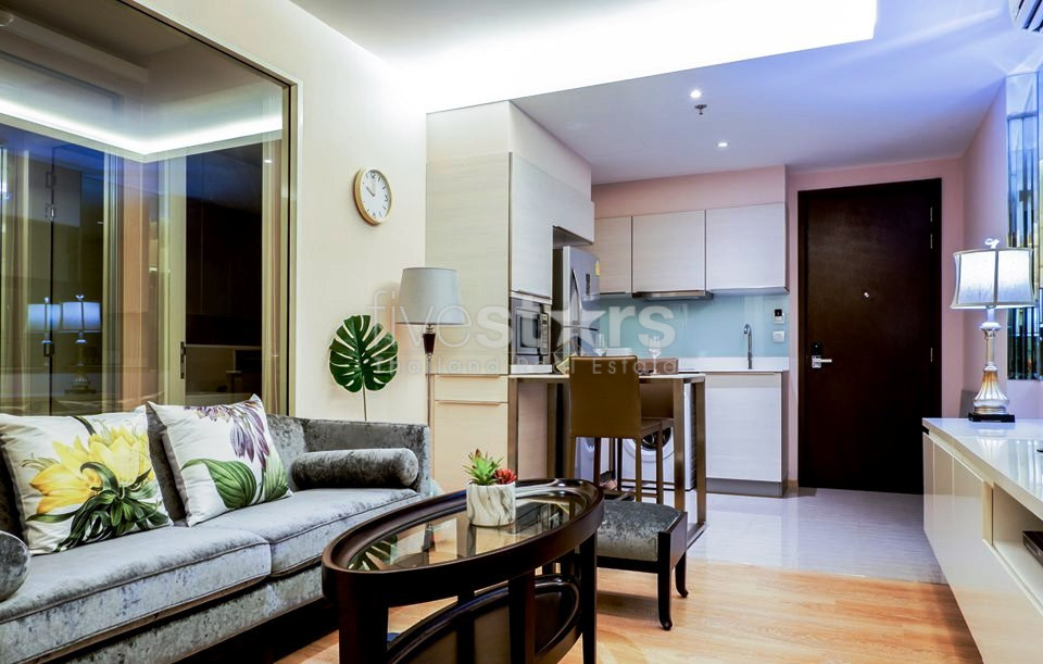 Appartement d'une chambre à louer près du BTS Phromphong, photo 2