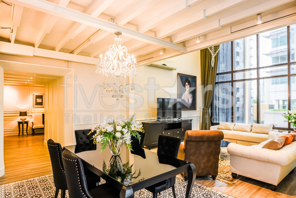 3 bedrooms luxury duplex for rent close to BTS Prompong, photo 8