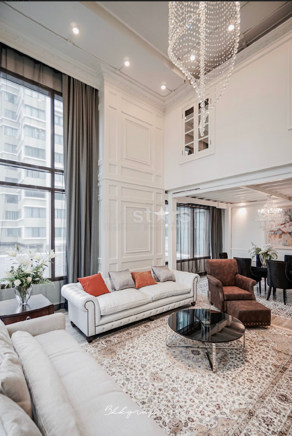 3 bedrooms luxury duplex for rent close to BTS Prompong, photo 3