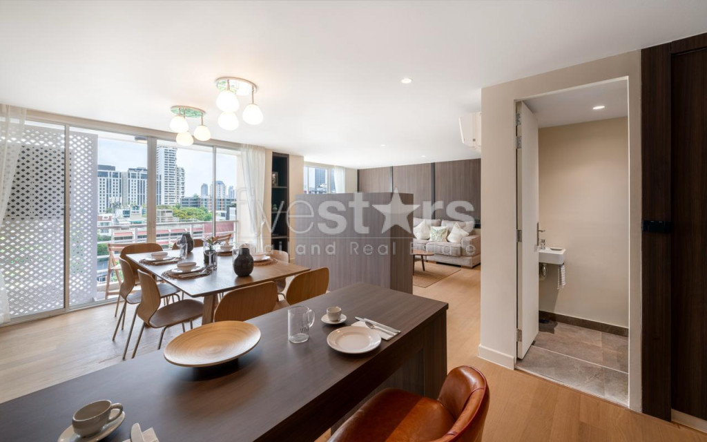 Grand appartement de 2 chambres à louer à Sukhumvit 49, proche BTS Thonglor, photo 6