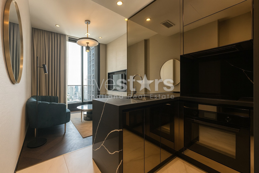 Appartement de standing d'une chambre à louer à 100m du BTS Thonglor, photo 3