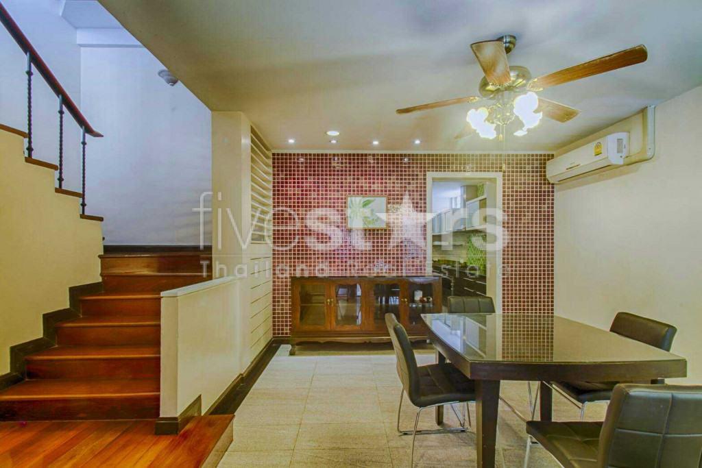 Townhouse in compound 3 bedrooms for rent near BTS Thonglor, photo 6