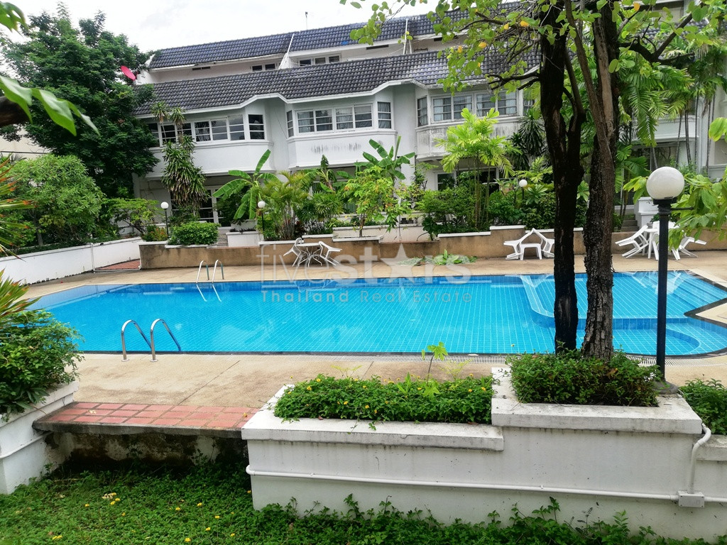 3 bedrooms townhouse in compound for rent in Thonglor area, photo 20