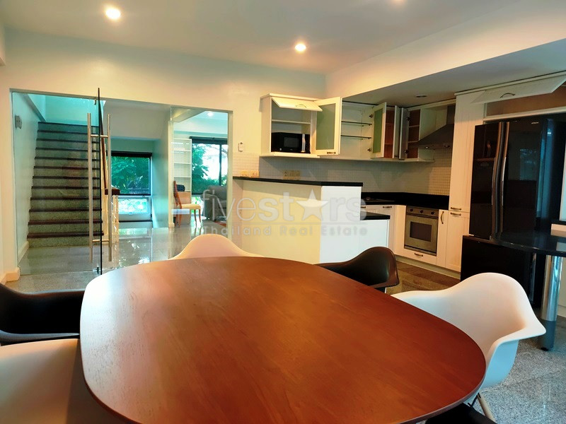 For rent townhouse 3 bedrooms near the park and BTS Phromphong, photo 4