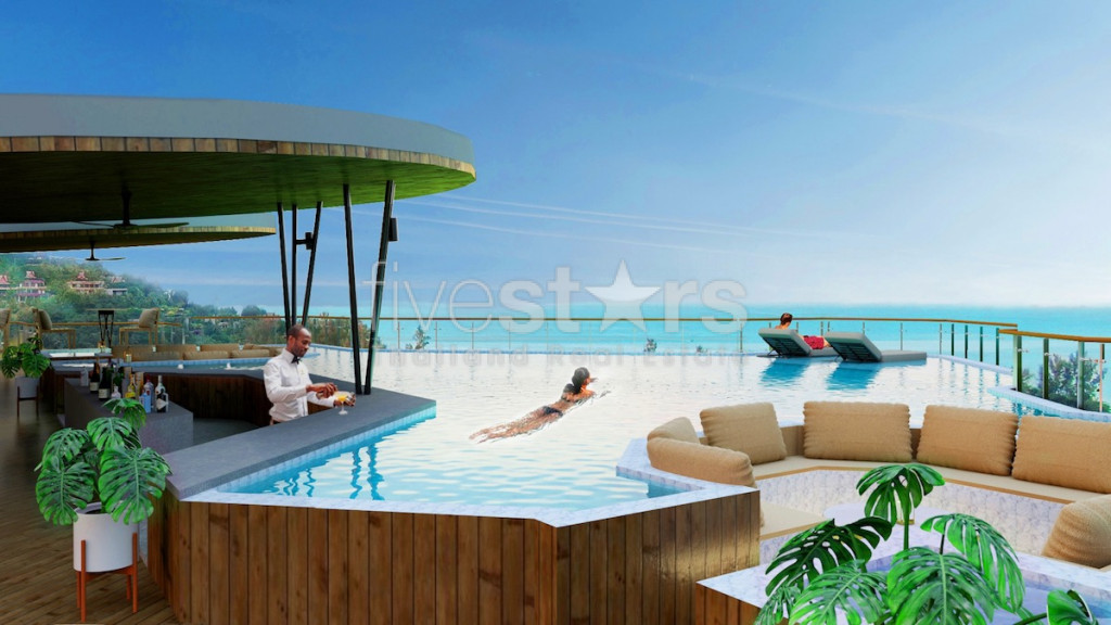 New apartment with Seaview for sale close to Surin beach