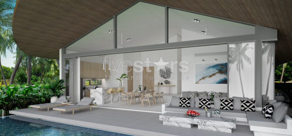 Villa moderne avec vue mer à vendre à Kamala, photo 8