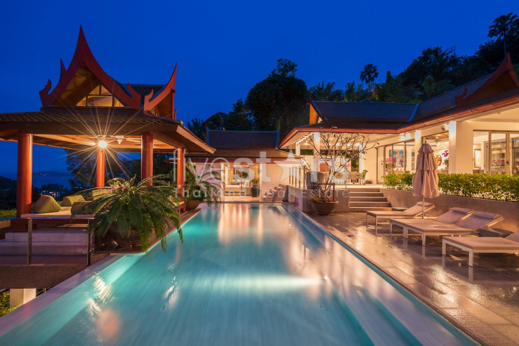 Superbe villa 4 chambres avec vue mer et proche de la plage de Surin, photo 4