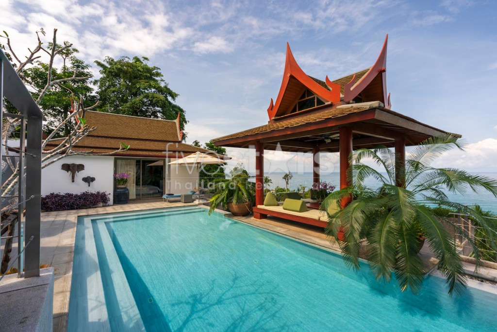 Superbe villa 4 chambres avec vue mer et proche de la plage de Surin, photo 3