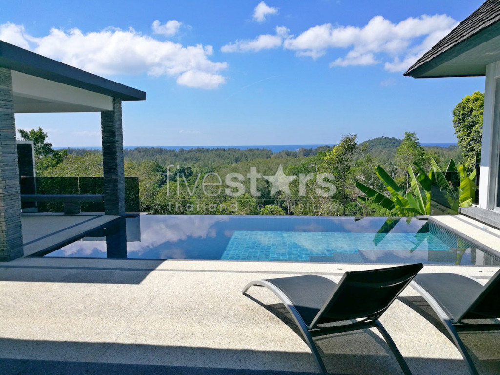 villa 3 chambres et vue mer à vendre à Phuket