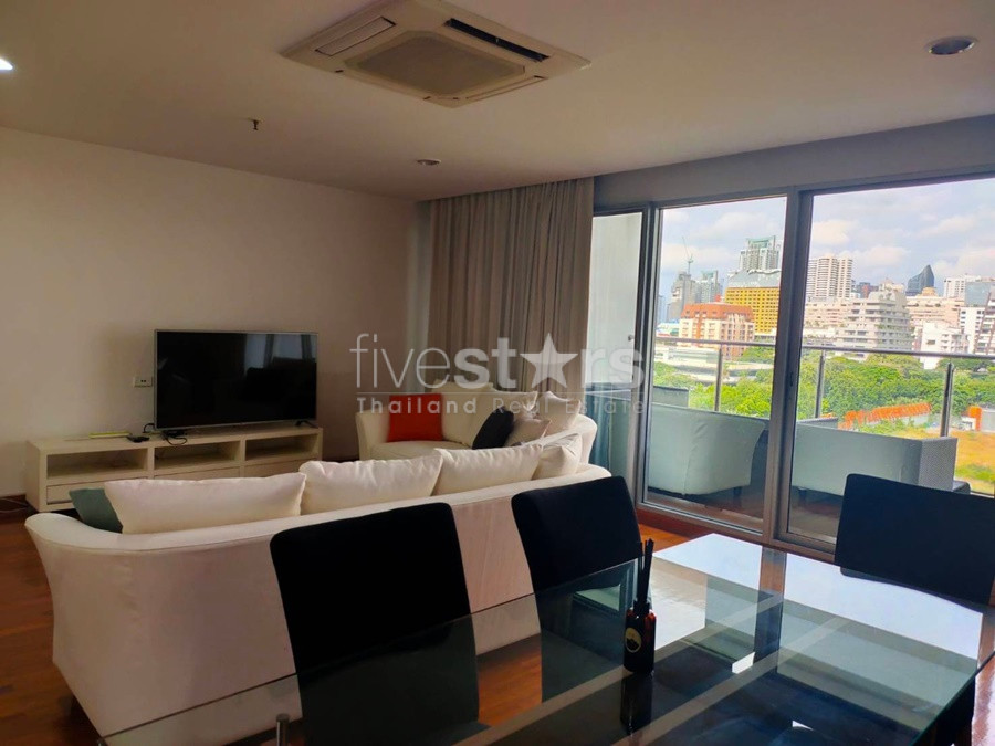 Condo duplex 2 bedrooms with large balcony for rent near BTS Chidlom, photo 6