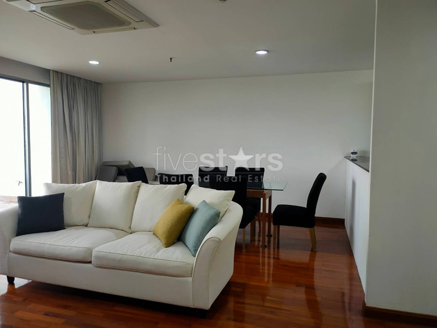 Condo duplex 2 bedrooms with large balcony for rent near BTS Chidlom, photo 5