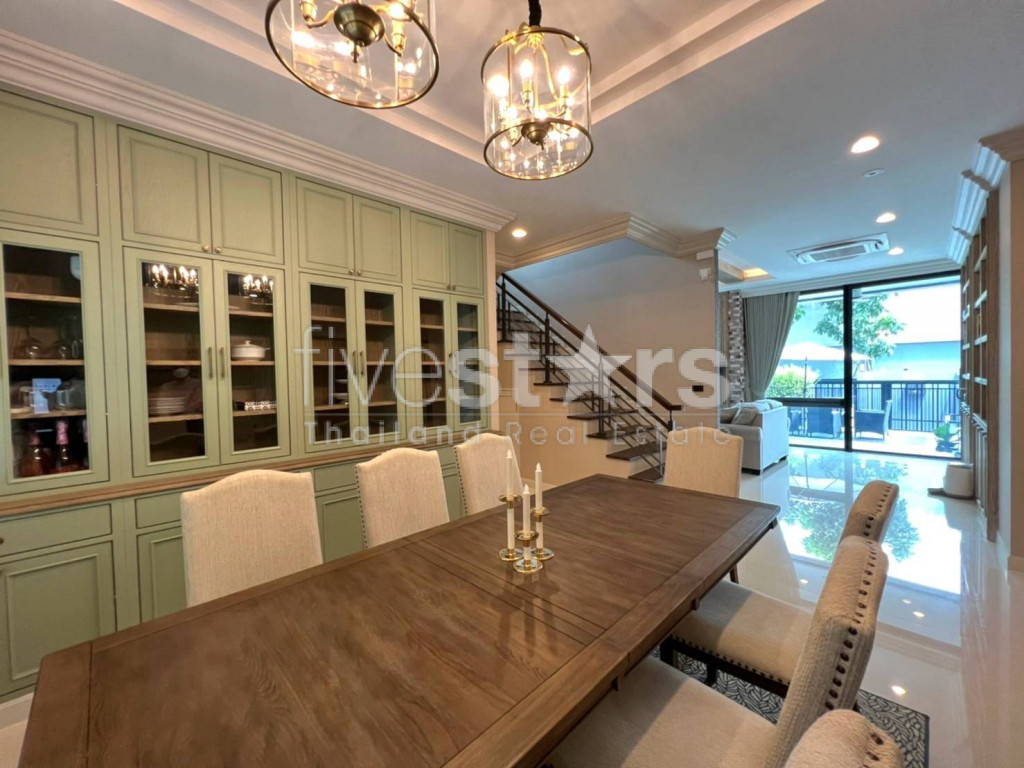 Maison de luxe 4+1 chambres à louer située Rama 9 - Krungthep Kreetha, photo 11