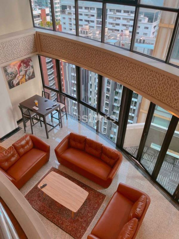 Penthouse en duplex 4 chambres à louer sur Ratchadamri, photo 5