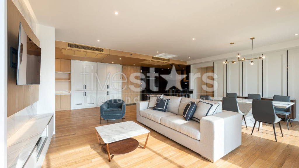 Appartement moderne avec 2 chambres à louer quartier Saladaeng, photo 3