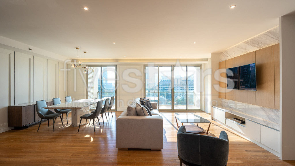 Appartement moderne avec 2 chambres à louer quartier Saladaeng