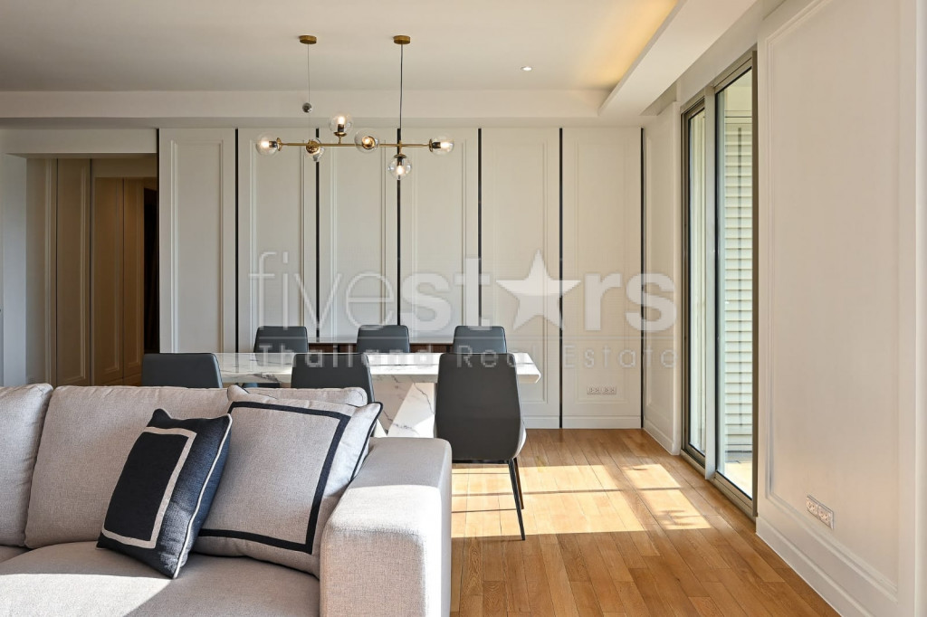 Appartement moderne avec 2 chambres à louer quartier Saladaeng, photo 5