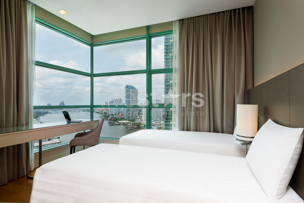 Grand 2 chambres à louer au bord de la rivière à Sathorn, photo 7