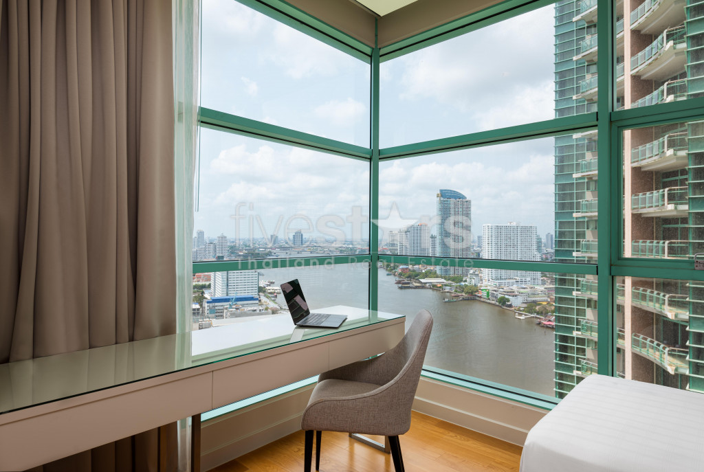 Grand 2 chambres à louer au bord de la rivière à Sathorn, photo 8