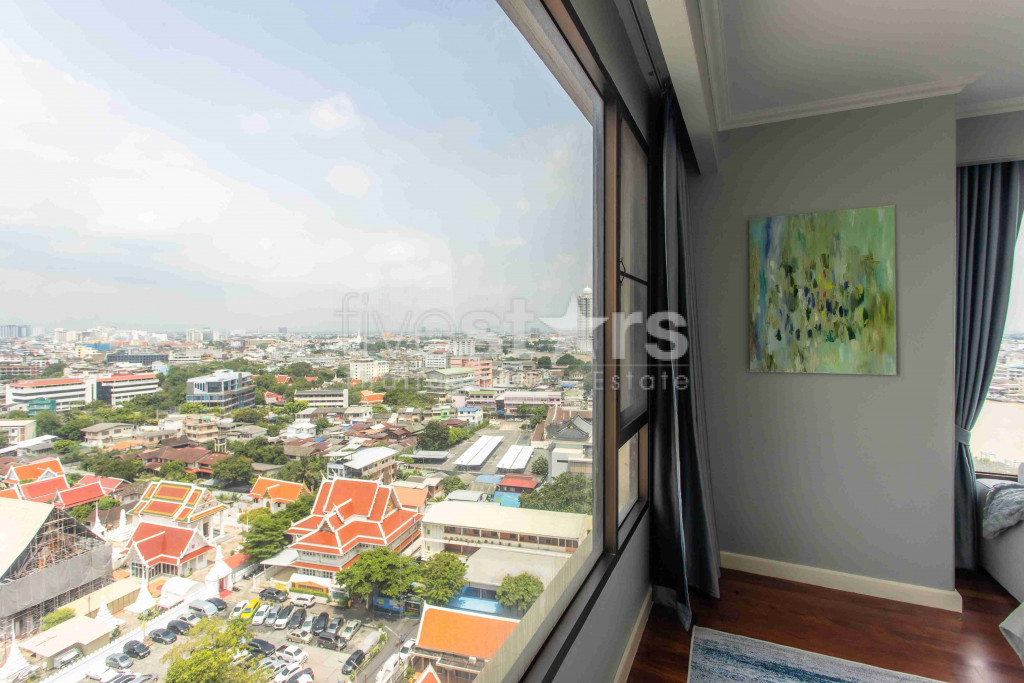 Superbe appartement de 2 chambres avec vue sur le fleuve à louer près de Icon Siam, photo 13