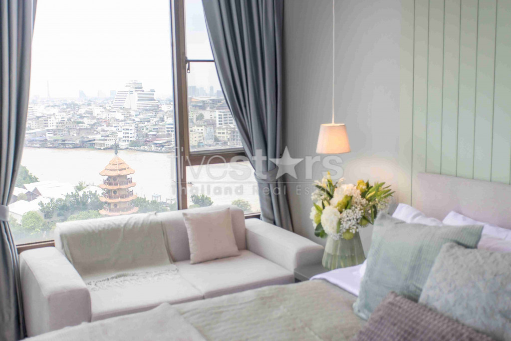 Superbe appartement de 2 chambres avec vue sur le fleuve à louer près de Icon Siam, photo 11