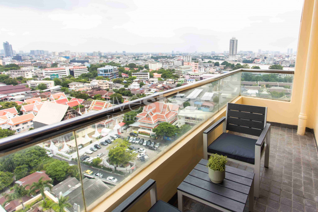 Superbe appartement de 2 chambres avec vue sur le fleuve à louer près de Icon Siam, photo 4