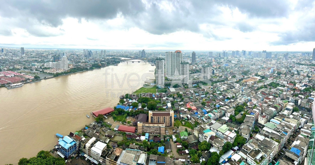 Condo de 3 chambres à louer à Riverside, vue Chao Praya, photo 4