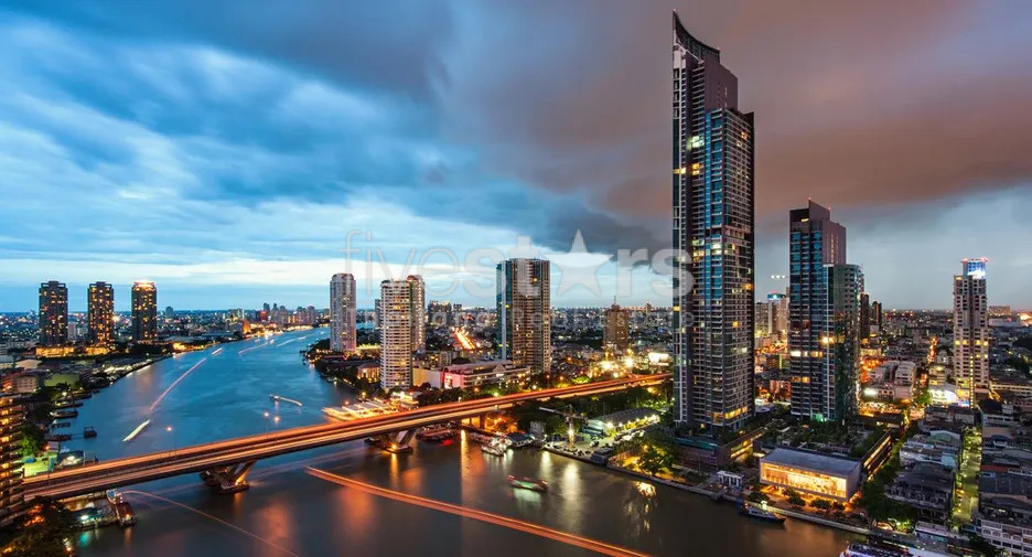 Appartement 1 chambre à vendre vue fleuve proche BTS Saphan Taksin, photo 17