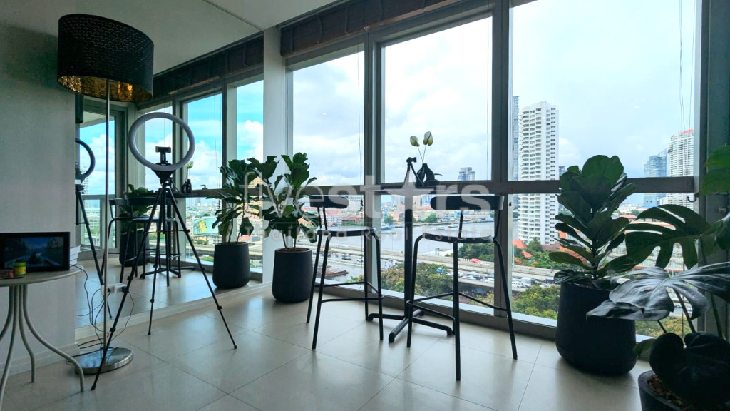 Appartement 1 chambre à vendre vue fleuve proche BTS Saphan Taksin, photo 5