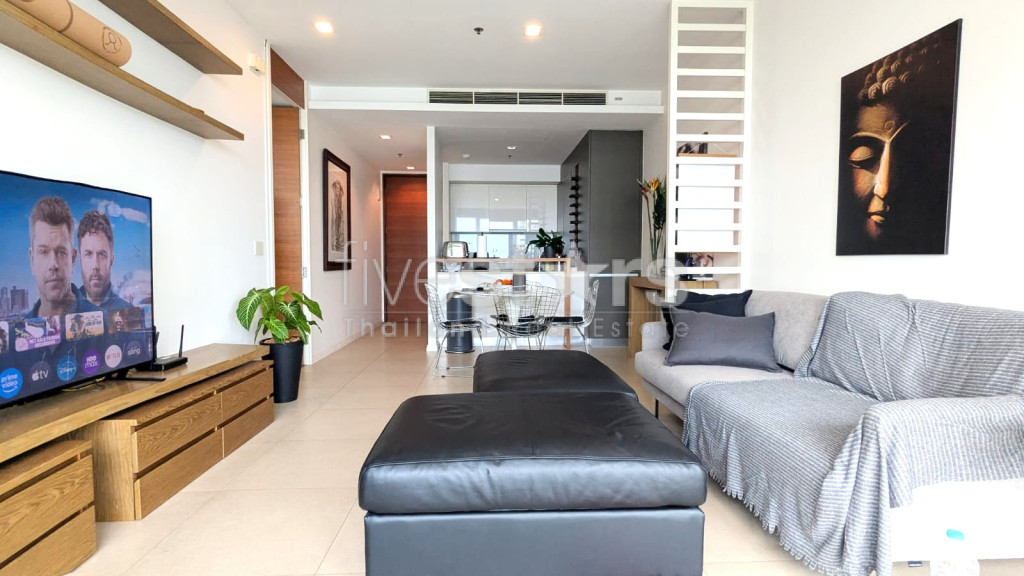 Appartement 1 chambre à vendre vue fleuve proche BTS Saphan Taksin, photo 4