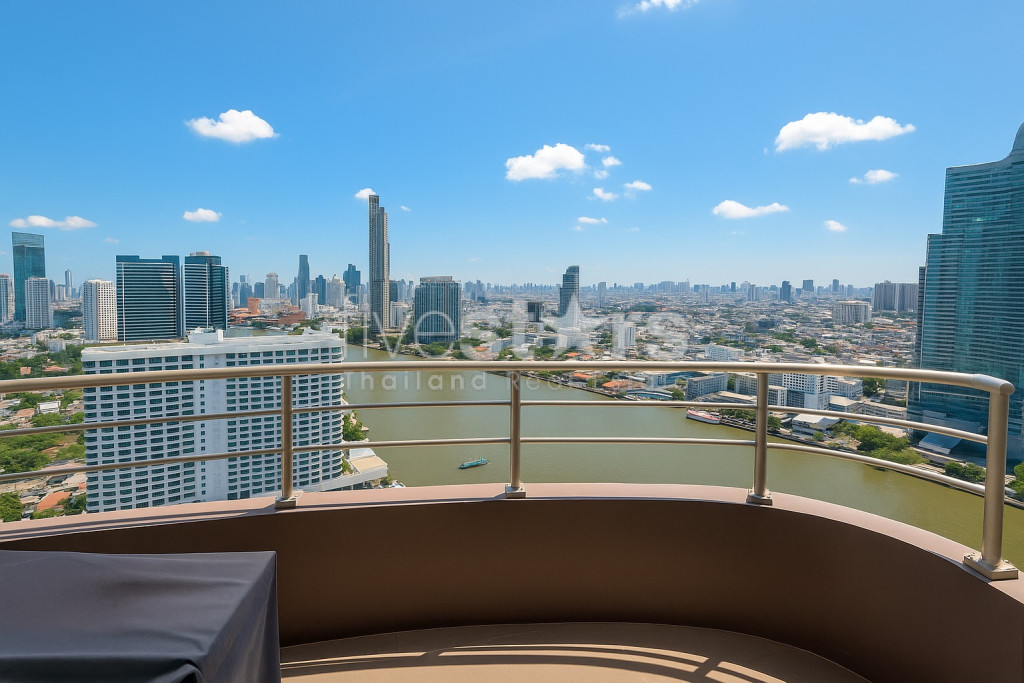 Appartement spacieux de 2 chambres à vendre en bord de fleuve Chao Phraya, photo 5