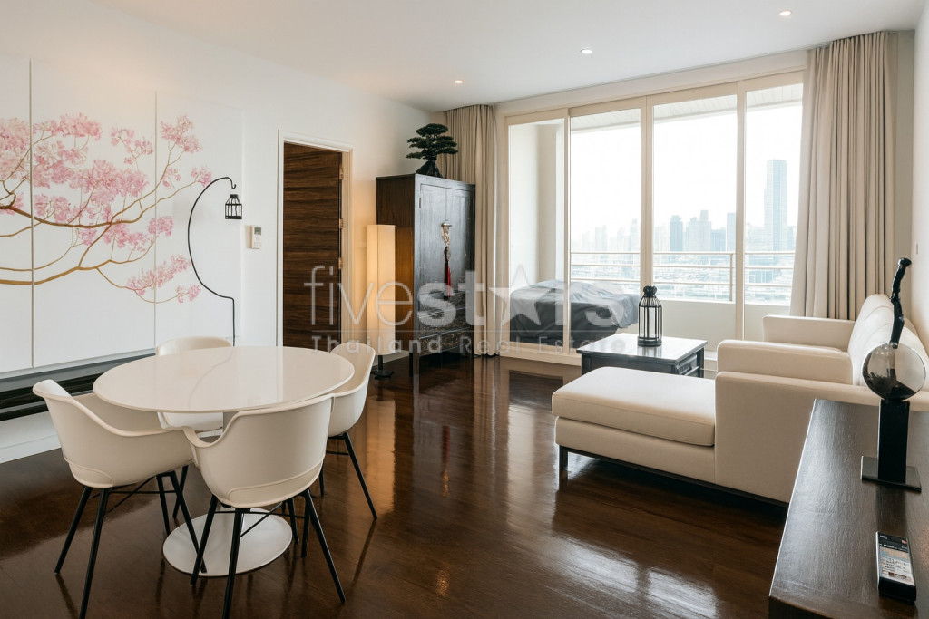 Appartement spacieux de 2 chambres à vendre en bord de fleuve Chao Phraya, photo 2