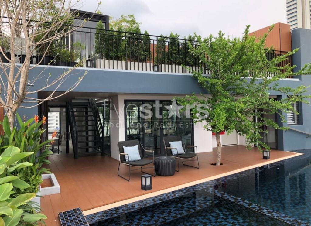Spacious 4-bedroom low-rise condo for rent on Rama 4, connected to Sathorn, photo 11