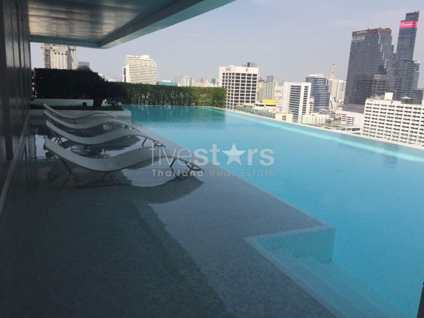 1 bedroom condo for rent in Sathorn near BTS Surasak, photo 10