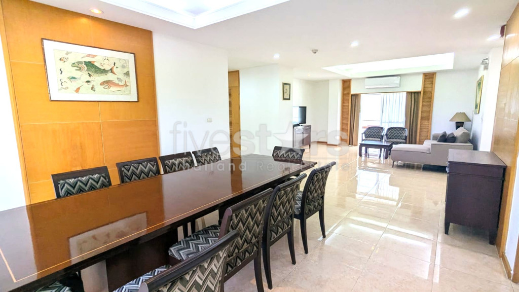 Appartement de 3 chambres à louer à Sathorn, près du MRT Lumpini, photo 5