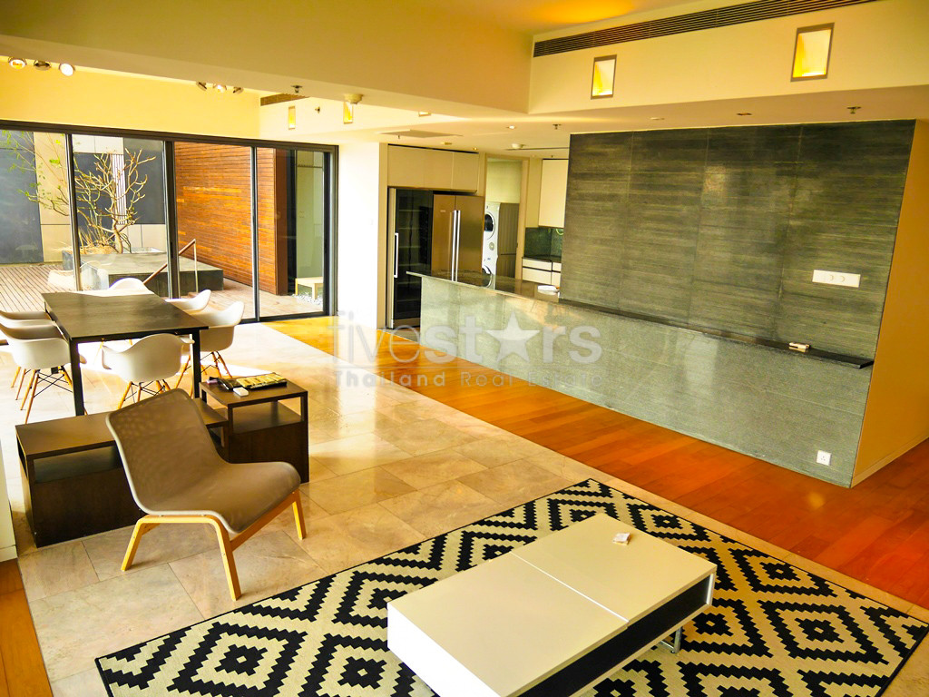 3-bedroom condo with large private terrace for sale in Sathorn, photo 4