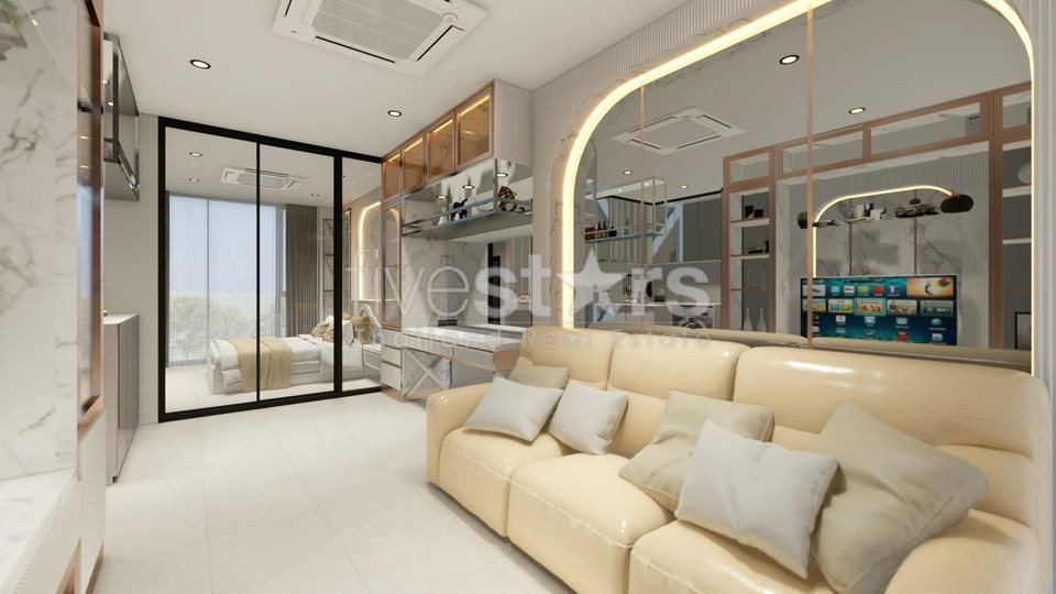 Luxueux appartement 1 chambre à louer à Sathorn, proche MRT Lumpini et BTS Chong Nonsi
