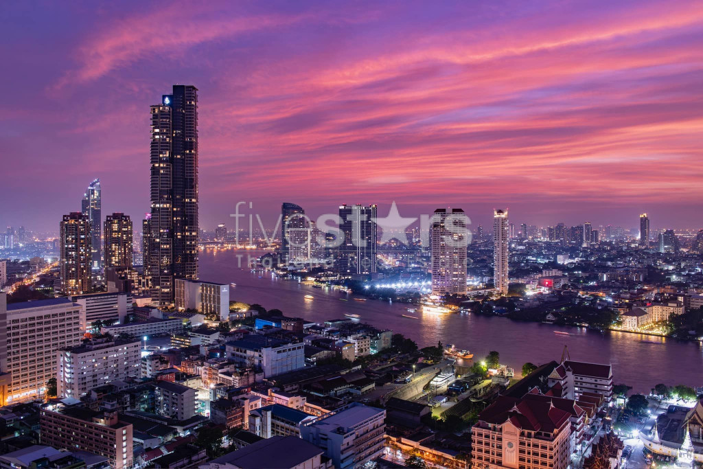 Appartement de 1 chambre à louer à Sathorn, superbe vue Chao Phraya, photo 9