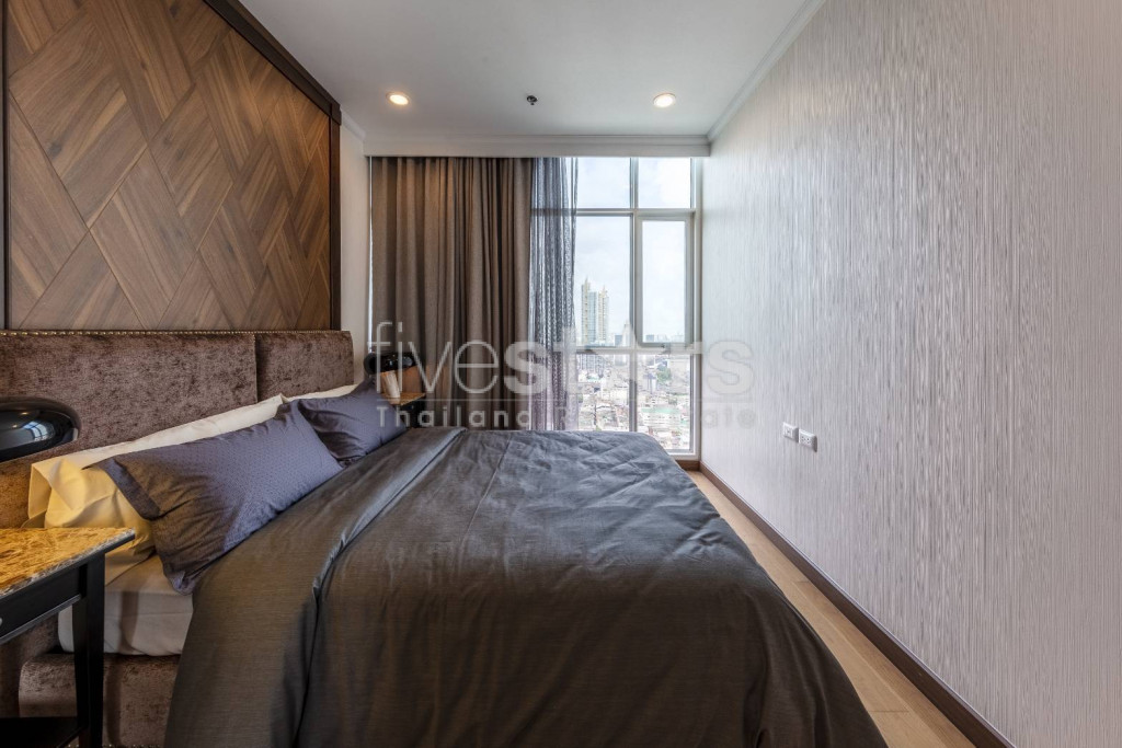 Condo 1 chambre avec vue sur la rivière à louer près de la station MRT Samyan, photo 7
