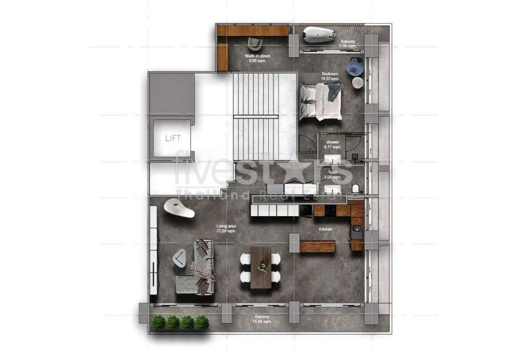 Appartement moderne à vendre proche BTS Chong Nonsi, photo 18