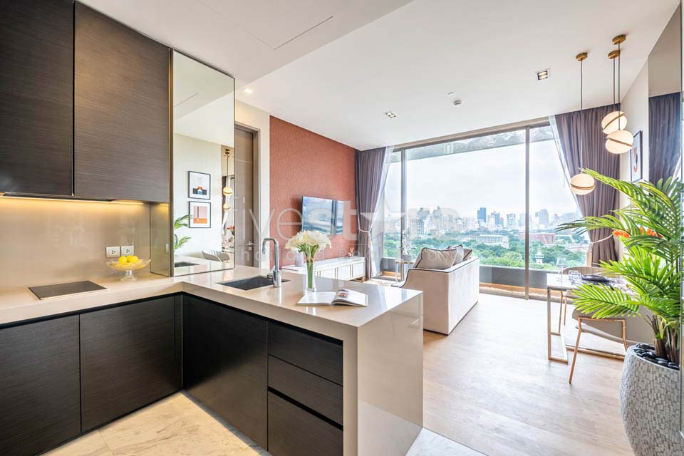 Appartement de luxe moderne de 1 chambre à louer à Silom