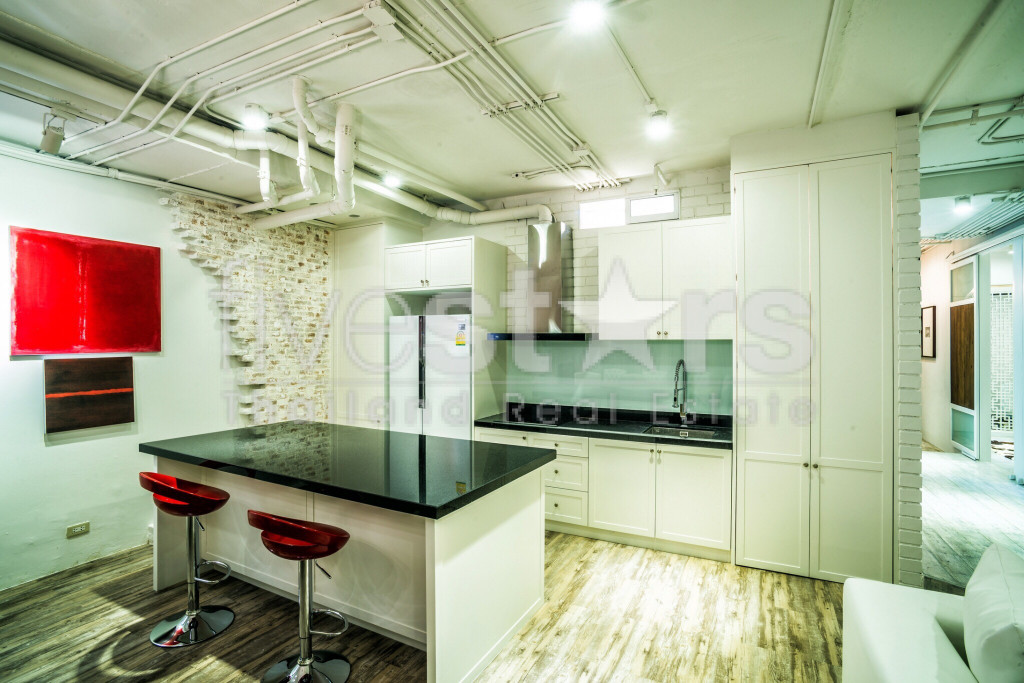 Stylish Luxury Loft Decoration 2 bedrooms in Silom for rent, photo 5