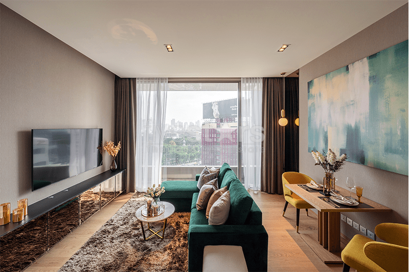 Appartement de luxe 1 chambre à vendre avec vue parc Lumpini, photo 2
