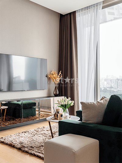 Appartement de luxe 1 chambre à vendre avec vue parc Lumpini, photo 5