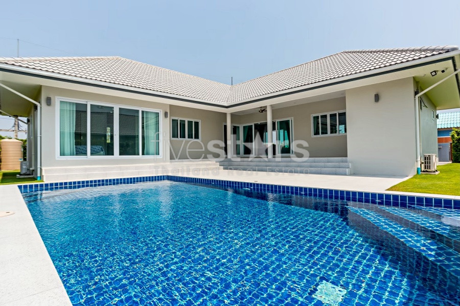 Modern Single Storey Pool Villa for Sale in Peaceful Khao Tao Soi 126, photo 2
