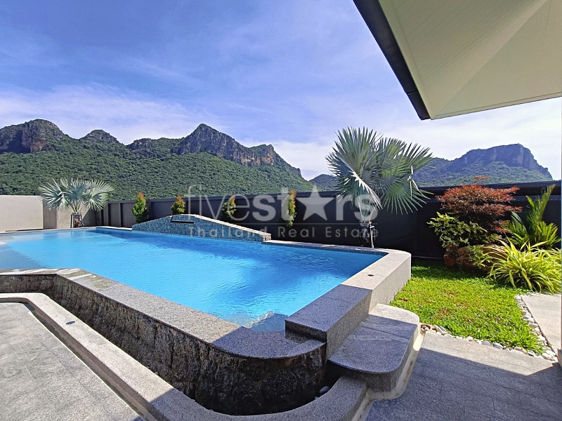 Newly Built 3-Bedroom Pool Villa with Mountain Views Near Dolphin Bay Beach