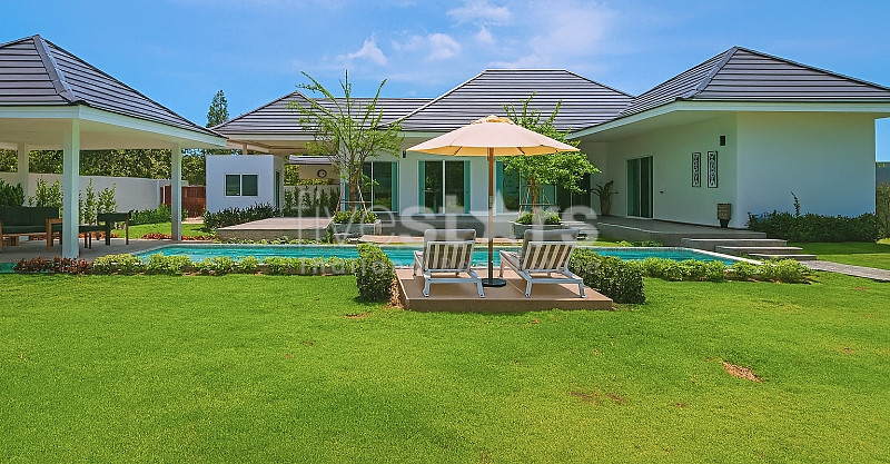 Modern 4-Bedroom Pool Villa for Sale in Hua Hin – Spacious Plot, Near BluPort & Beach