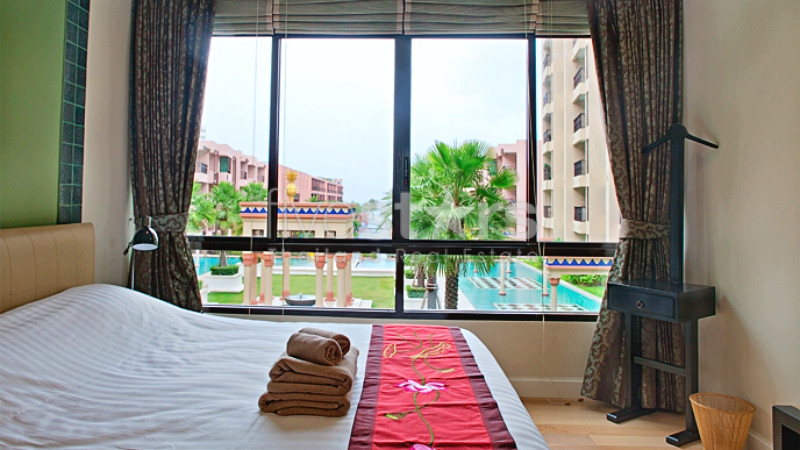 Stunning 3-Bedroom Beachfront Condo with Panoramic Sea and Pool Views at Marrakesh Hua Hin