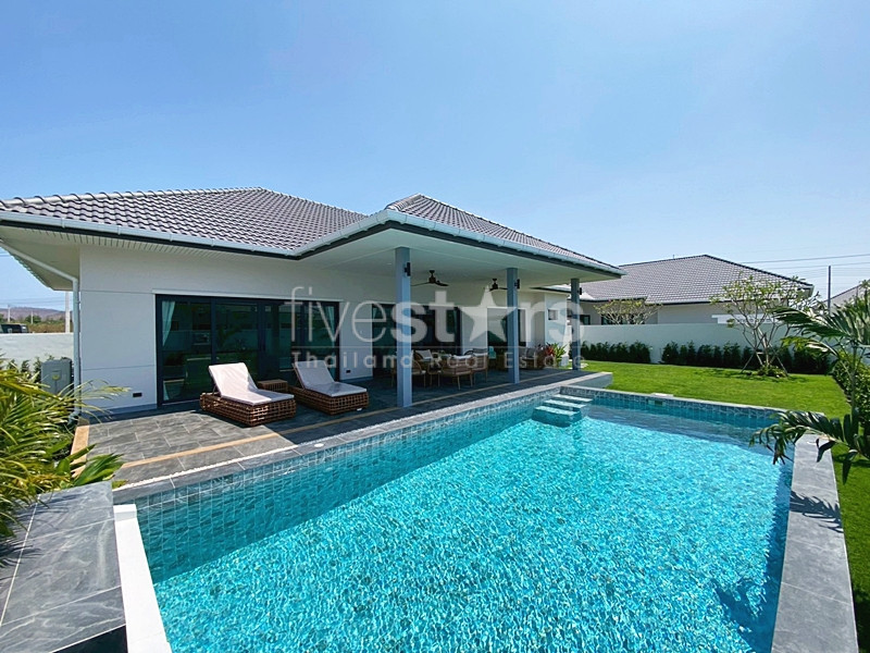 Modern 3-Bedroom Pool Villas for Sale in Hua Hin Soi 112 – Private Pool, Large Land Plots, Ready to Move In