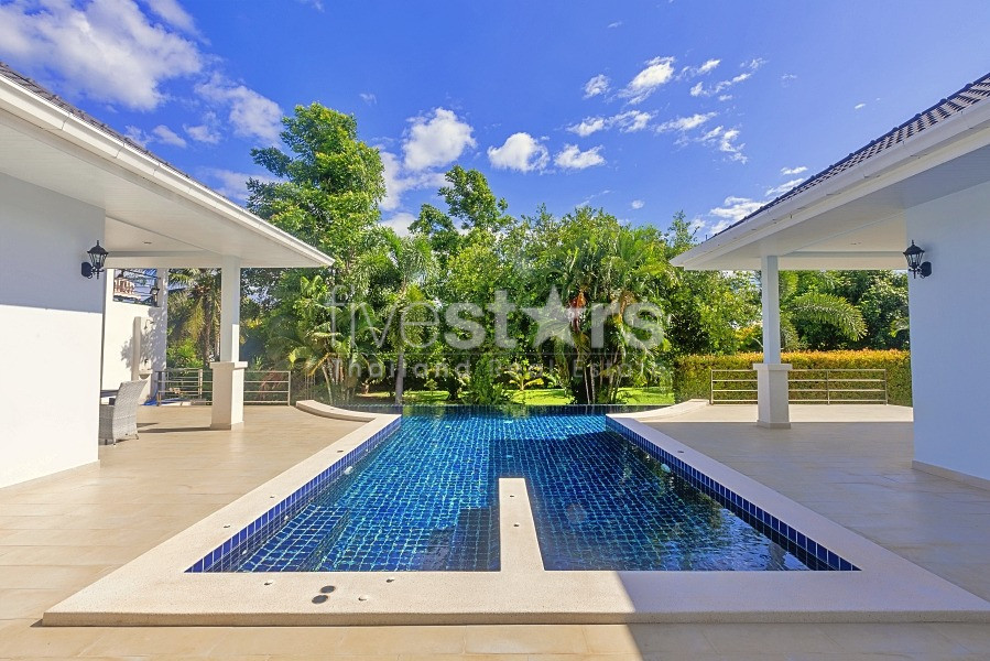 Tropical 3 Bedroom Pool Villa For Sale with Large Land Near Khao Tao Hua Hin, photo 6