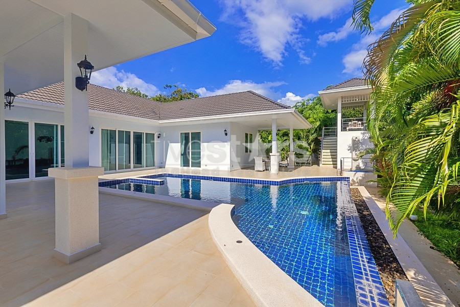 Tropical 3 Bedroom Pool Villa For Sale with Large Land Near Khao Tao Hua Hin, photo 5